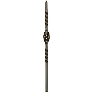 NEWL-BASK48 2450 - Single Basket Iron Newel