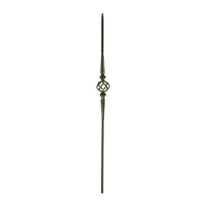 M16044 2572 Single Basket with Spoons Iron Baluster