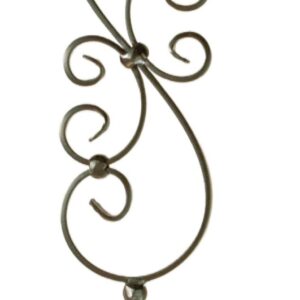 M50144 2585 Small Scroll Iron Baluster