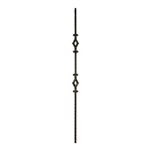 M13444 2761 Double Window Iron Baluster