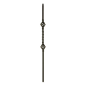 MEGA-2BASK 2853 MEGA Double Basket Iron Baluster
