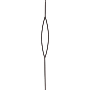 M432 2677 Rounded Panel Iron Baluster